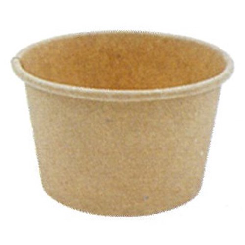 CONTAINER SAUCE ROUND 70ML PLA LINED PAPERBOAR KRAFT 100S(10) # EC-PLC01N ENVIROCHOICE